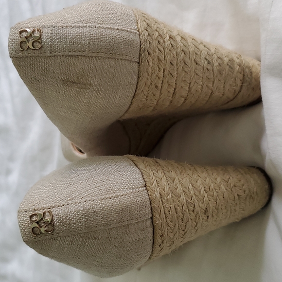 Coach Milan Met Linen Canvas Wedge Esdpadrille - Picture 4 of 15